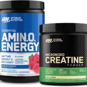 Optimum Nutrition Amino Energy Pre Workout with Green Tea BCAA Amino Acids and Micronized Creatine