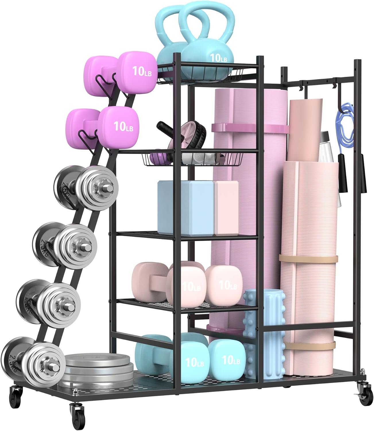 PLKOW Weight Rack for Dumbbells Home Gym Storage 1