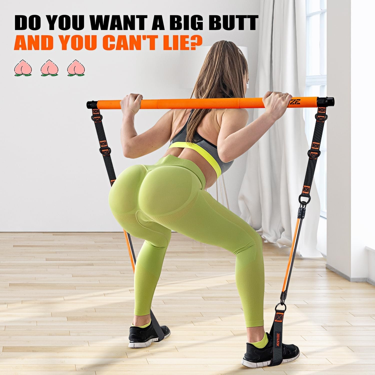 Pilates Bar Kit with Resistance Bands Pilates Equipment