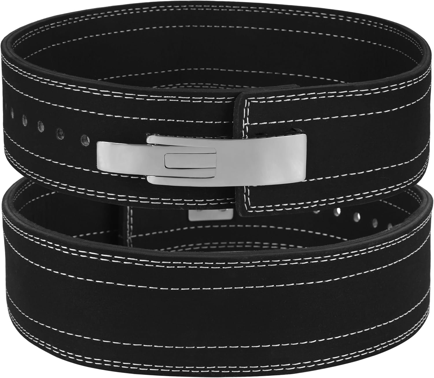 Powerlifting Belt Lever Belt For Men and Women 10mm IPF Thick Leather 1