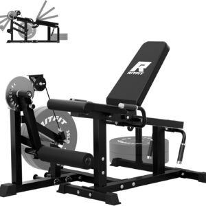 RITFIT Leg Extension and Curl Machine 700LB Adjustable Leg Curl Machine 1