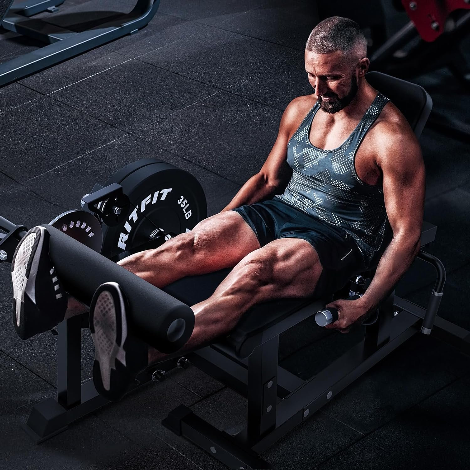 RITFIT Leg Extension and Curl Machine 700LB Adjustable Leg Curl Machine 5