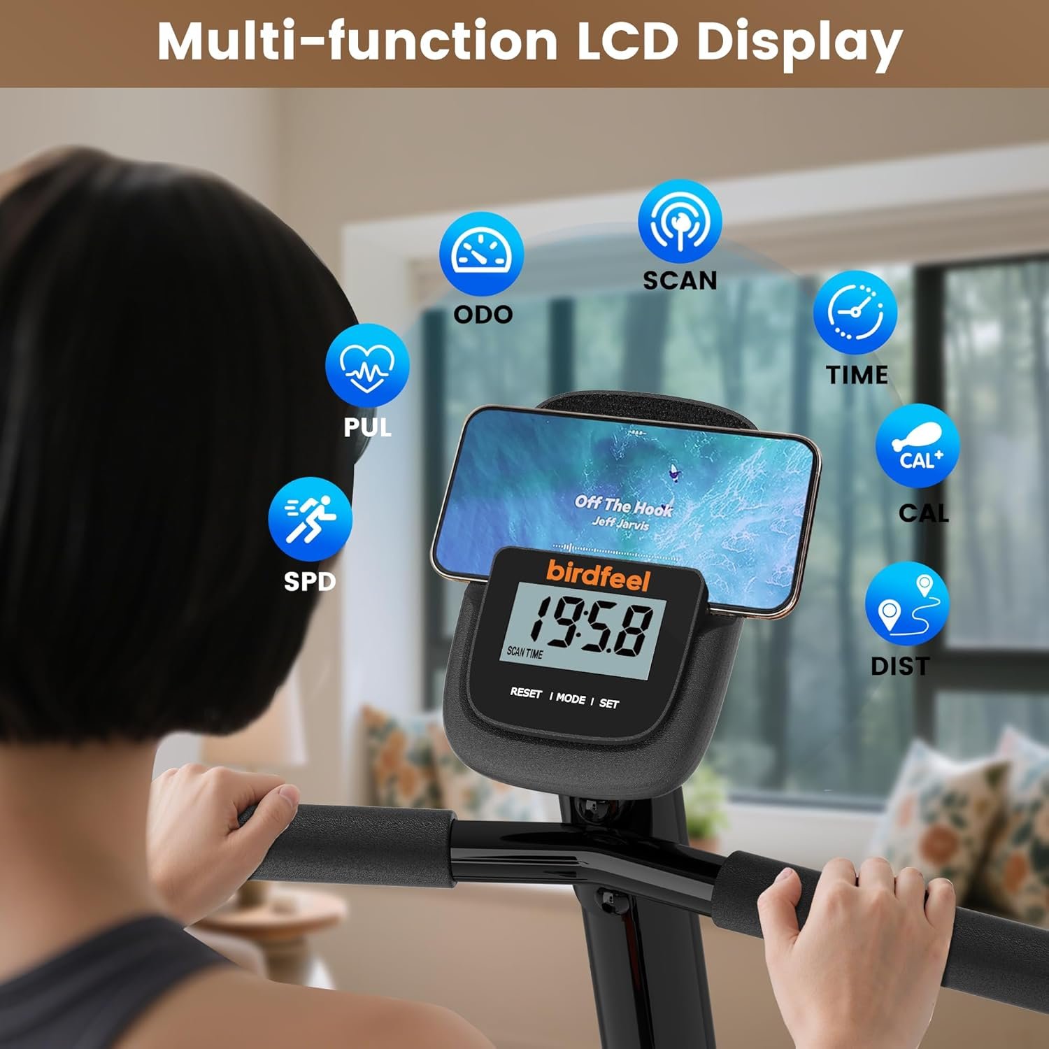 Recumbent Exercise Bike for Home Recumbent Stationary Bike for Adults and Seniors 5