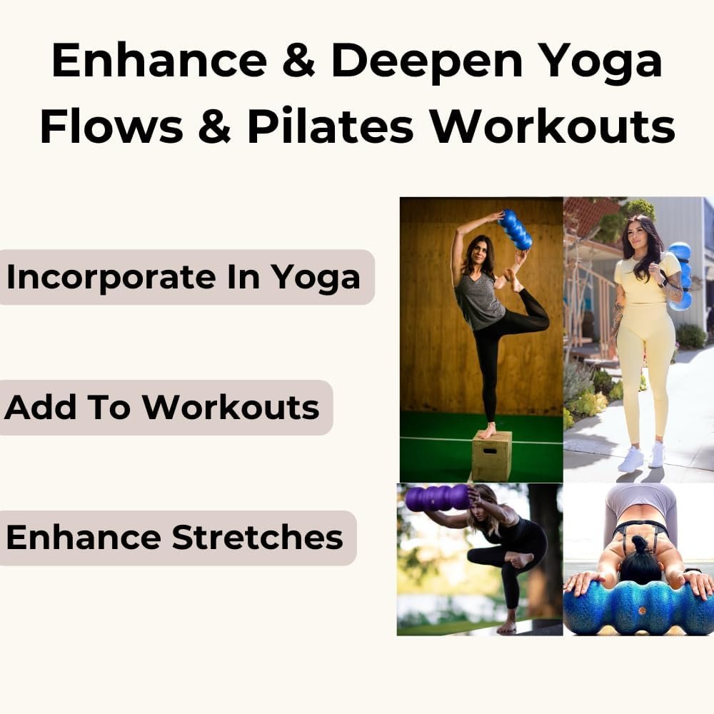 Rollga Foam Roller High Density Foam Roller for Back Pain Relief 4