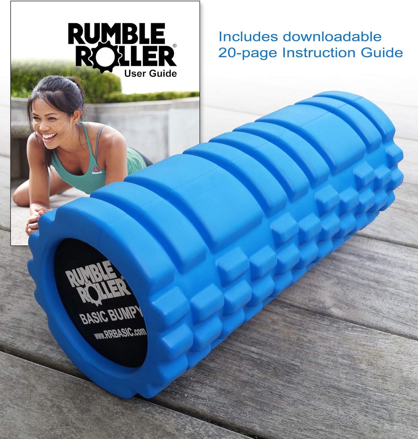 RumbleRoller Basic Bumpy Foam Roller 2