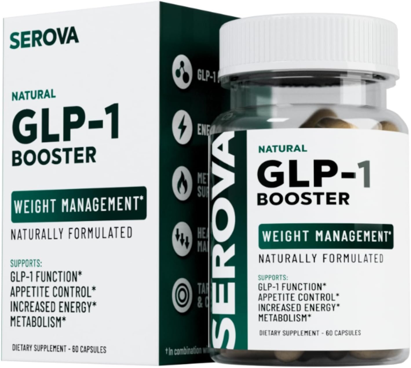 SEROVA Weight Management Wellness Herbal Supplement Capsules 1