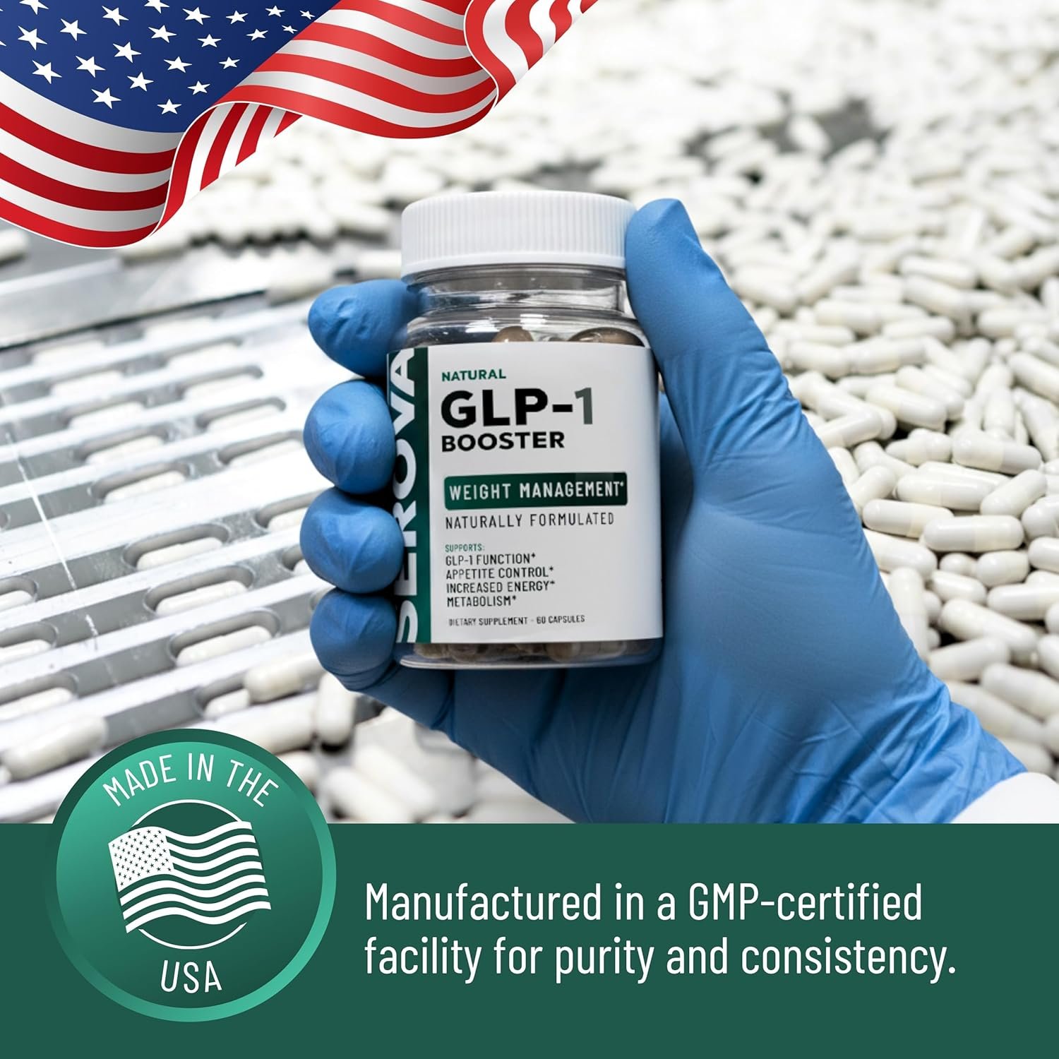 SEROVA Weight Management Wellness Herbal Supplement Capsules 7