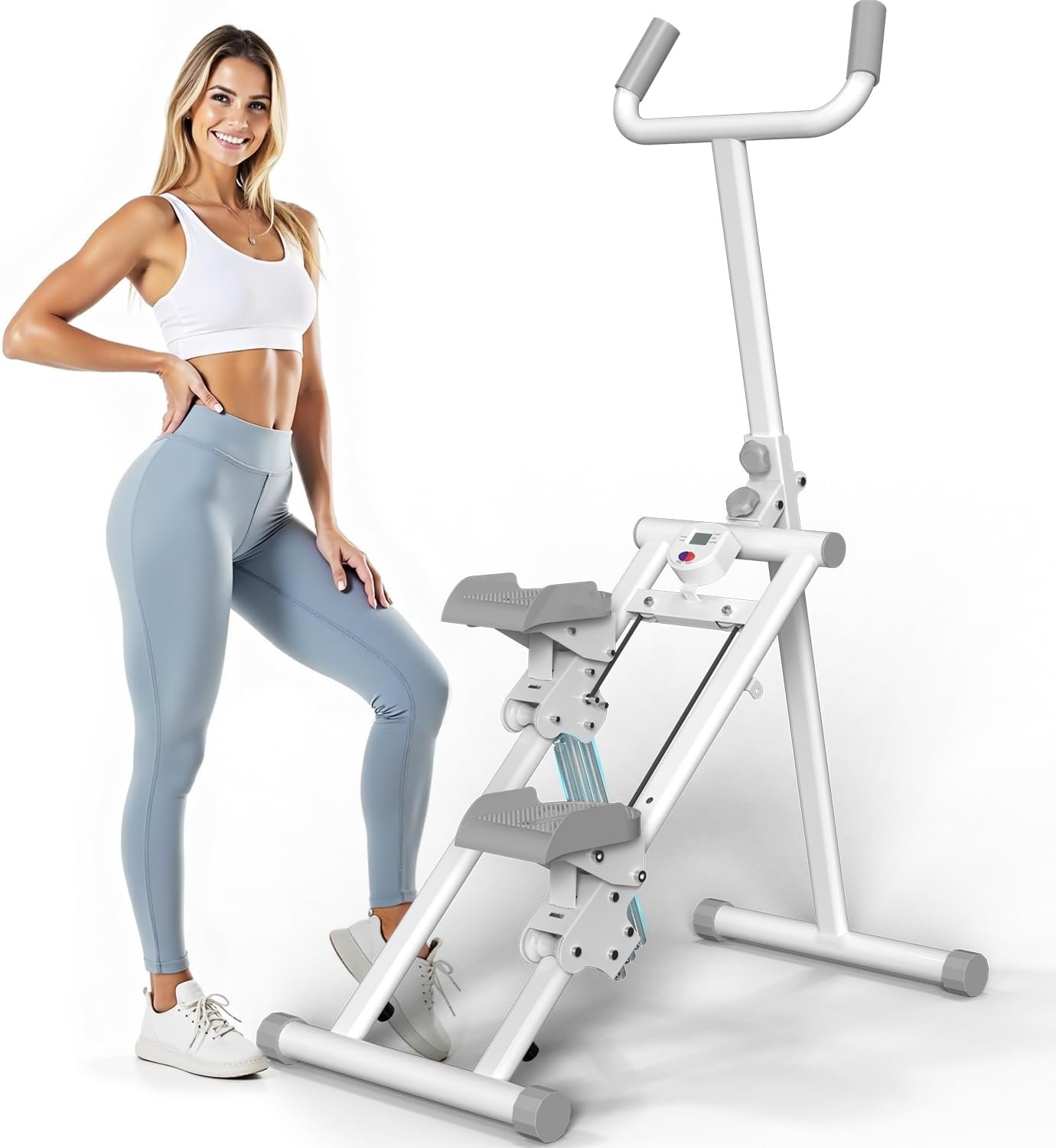 Steppers for Exercise at Home Stair Stepper with Handlebar