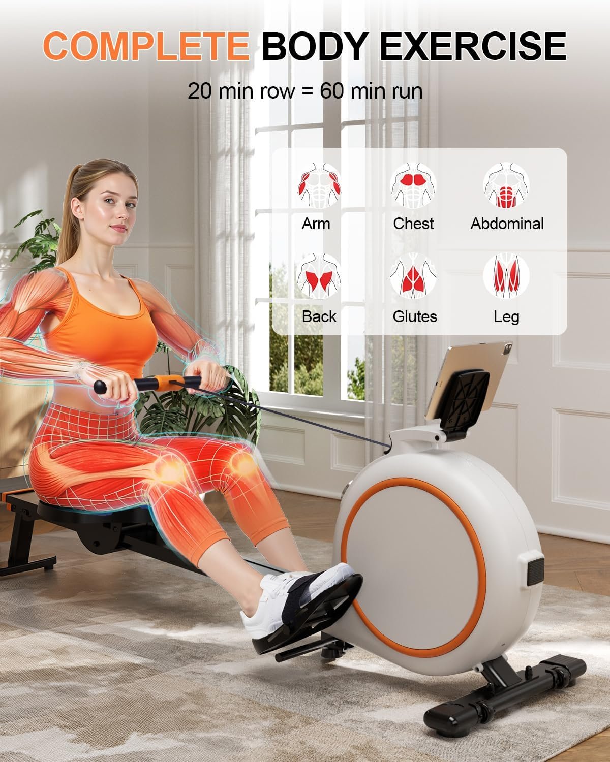 Superun 2025 Upgraded Rowing Machines for Home
