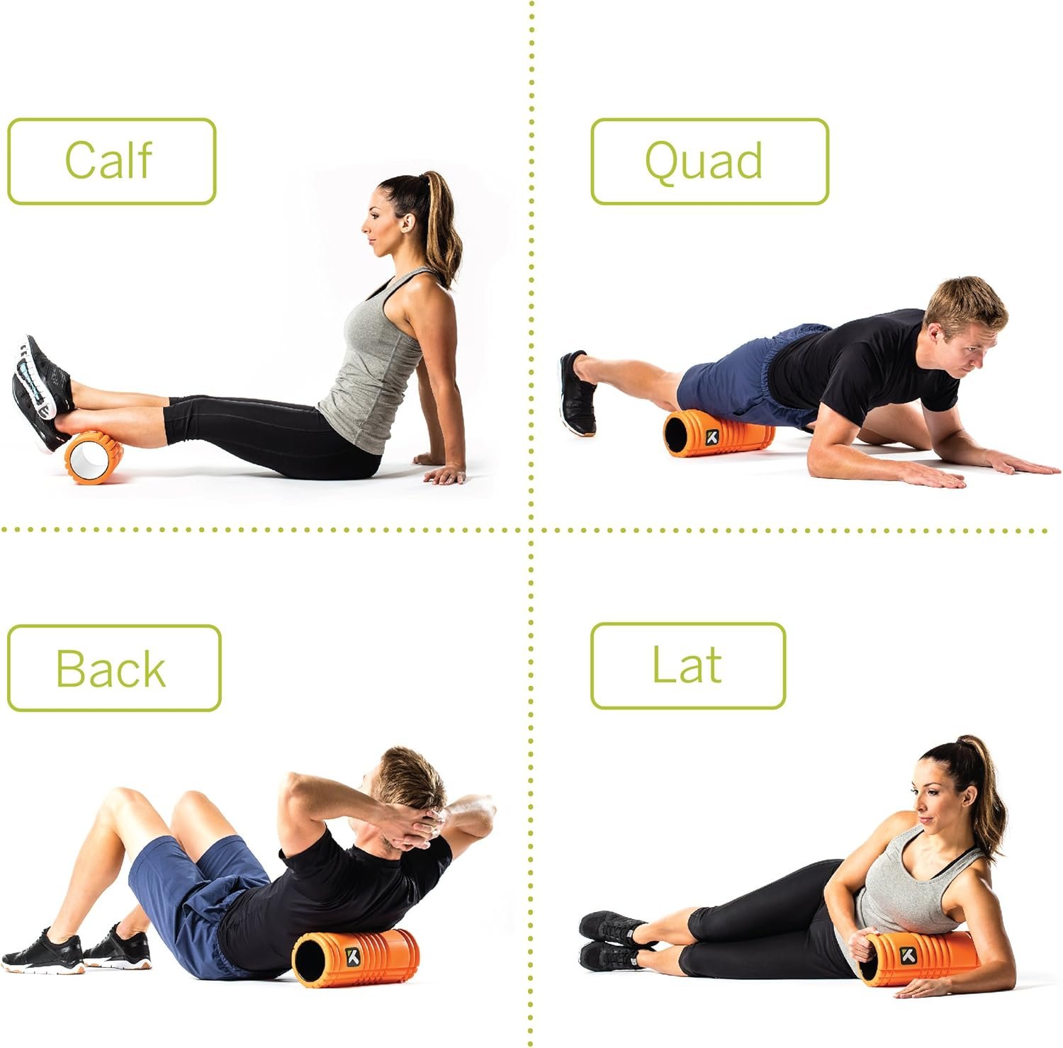 Orange TRIGGERPOINT Performance Therapy Grid Foam Roller 4