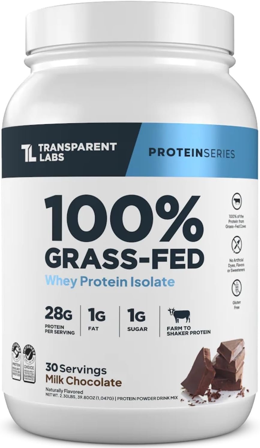 Transparent Labs Grass Fed Whey Protein Isolate