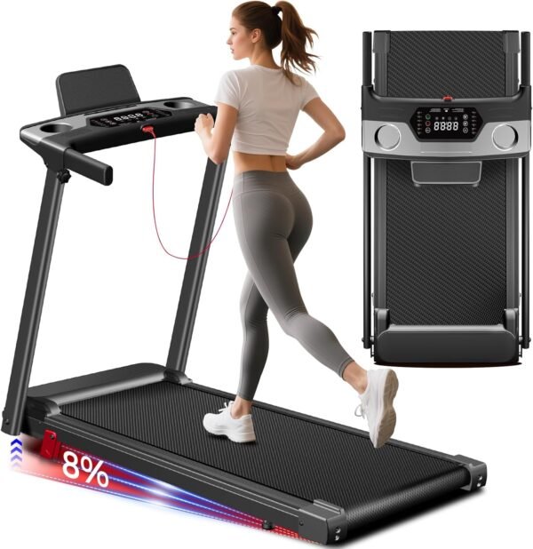 Treadmill with Incline 3-in-1 Portable Treadmills for Home