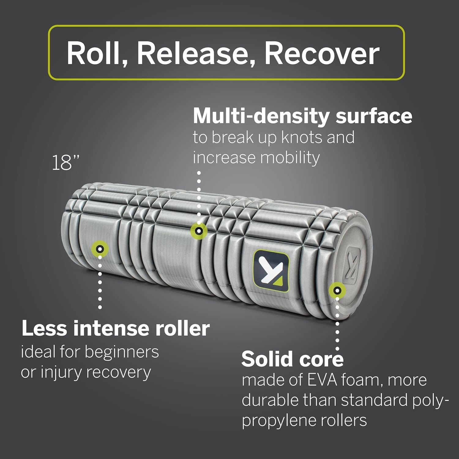 TriggerPoint CORE Foam Massage Roller with Softer Compression 3