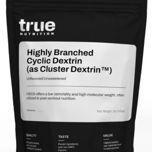 True Nutrition Highly Branched Cyclic Dextrin Carbohydrate Powder
