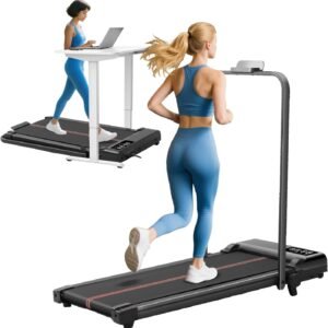 Walking Pad with Handle Bar and Incline 3.0HP Portable Small Treadmill