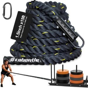 Weight Sled Pulling Rope 15FT Strength Rope for Workout 1