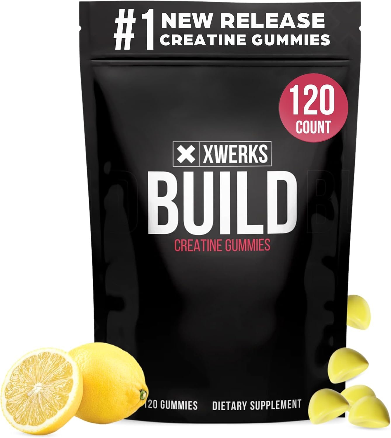Xwerks Build Creatine Gummies for Men and Women