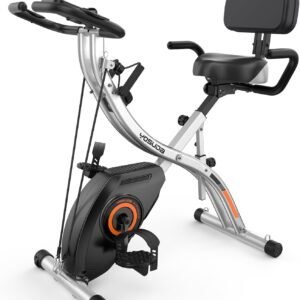 YOSUDA Folding Exercise Bike Foldable Stationary Bike for Home Gym Workout 1