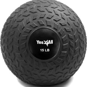 Yes4All Slam Ball 15LB Weighted Ball Durable PVC Sand Filled 1