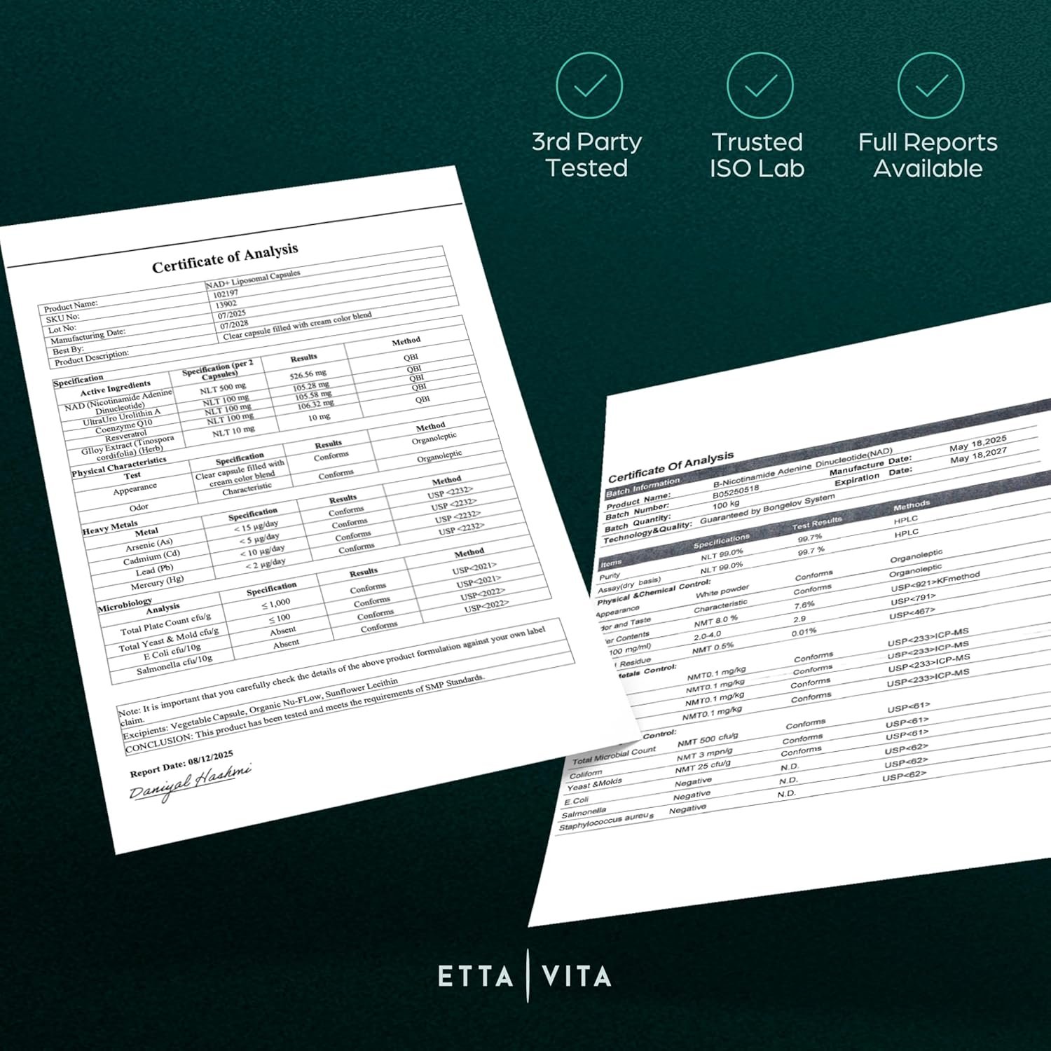 Liposomal NAD+ Supplement with Resveratrol Urolithin A CoQ10 and Giloy 6