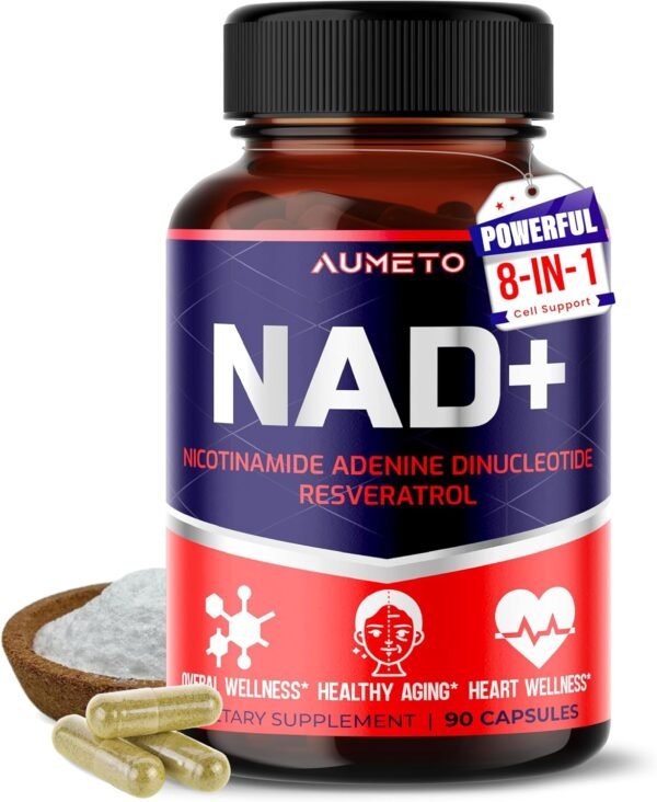 NAD+ 350mg with Trans-Resveratrol Quercetin and Rhodiola 1