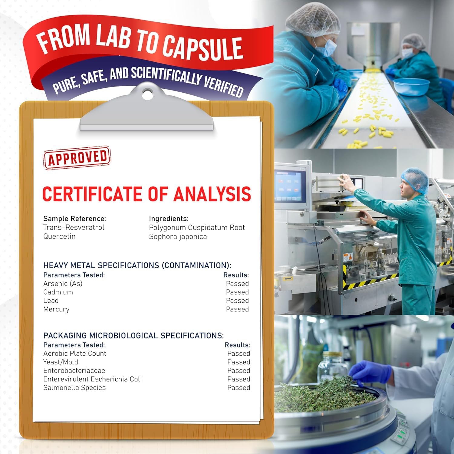 NAD+ 350mg with Trans-Resveratrol Quercetin and Rhodiola 8