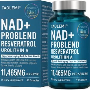 NAD Plus Supplement 11465MG 10-in-1 Problend Resveratrol 1