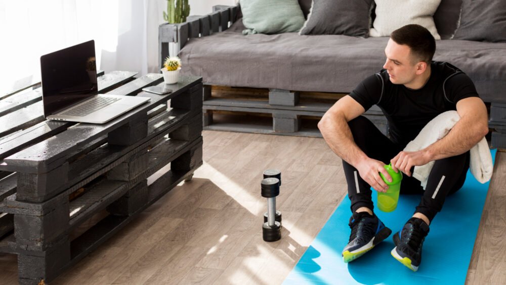 small apartment gym at home