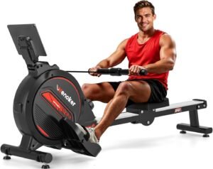 16-Level Silent Resistance Row Machine for Gym Exercise