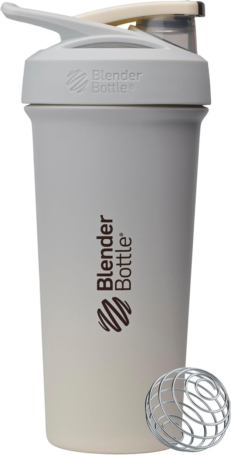 BlenderBottle Sport Sleek Shaker Cup Insulated Stainless Steel