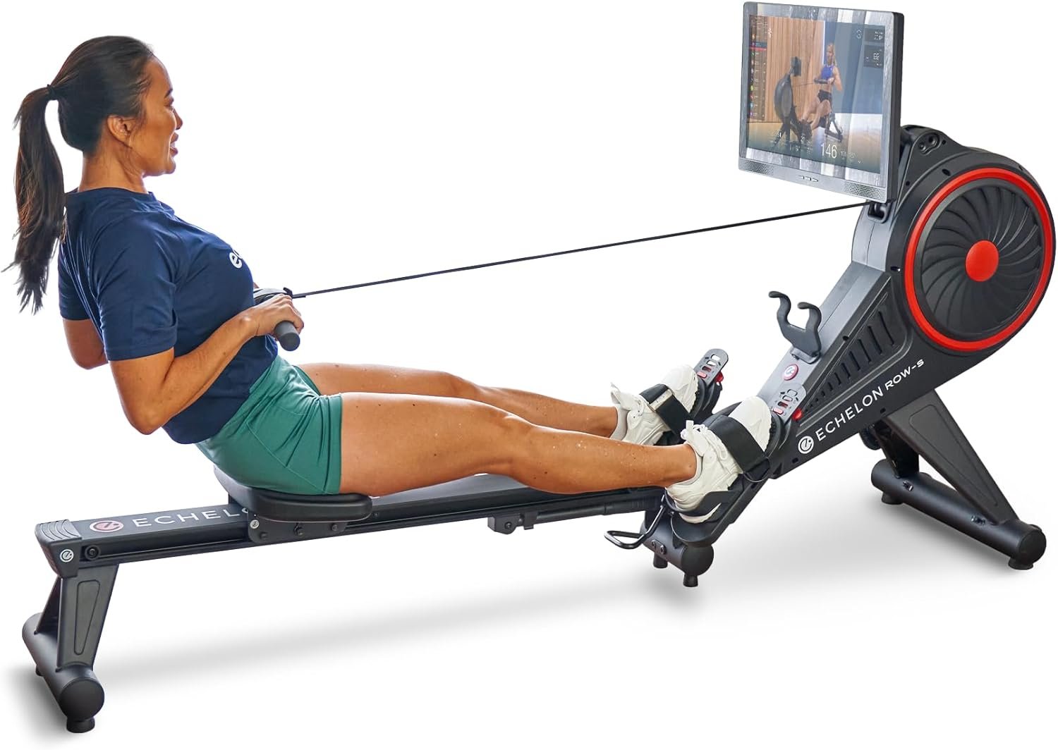 Echelon Row Series Foldable Rowing Machine for Full-Body