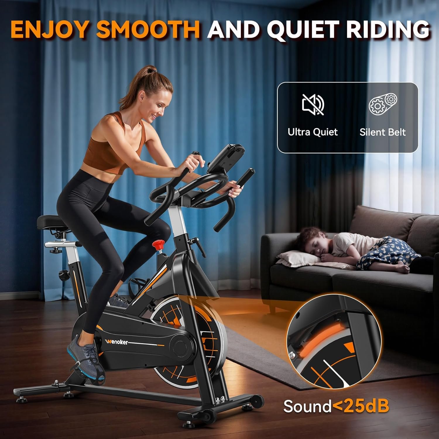 Exercise Bike Wenoker Stationary Bike - Image 4