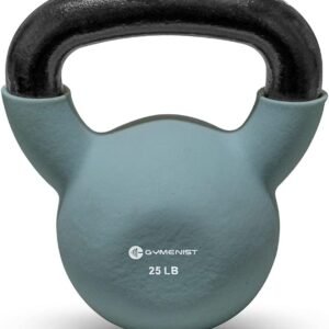 GYMENIST Kettlebell Fitness Iron Weights with Neoprene Coating