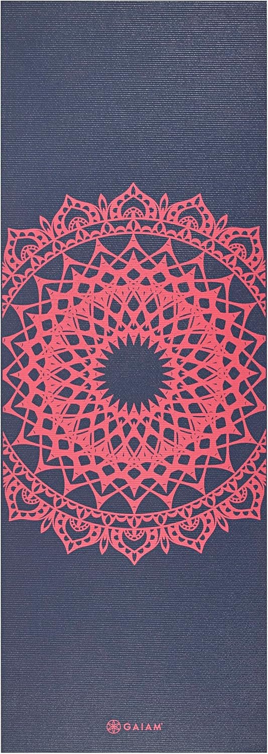 Gaiam Print Yoga Mat Non Slip Exercise Mat - Image 3