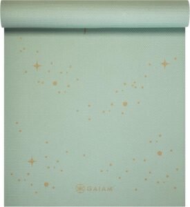 Gaiam Yoga Mat - Premium 6mm Print Extra Thick