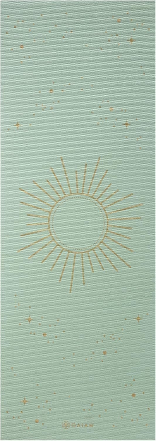 Gaiam Yoga Mat - Premium 6mm Print Extra Thick - Image 2