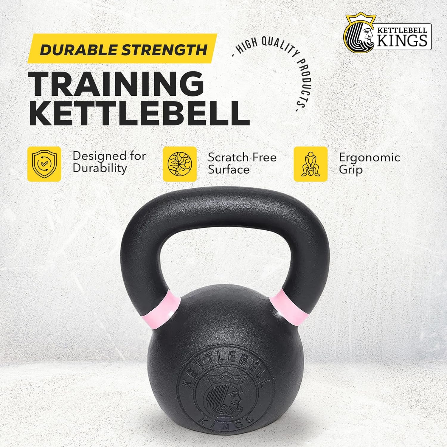 Kettlebell Kings Powder Coated Kettlebell Weight 2
