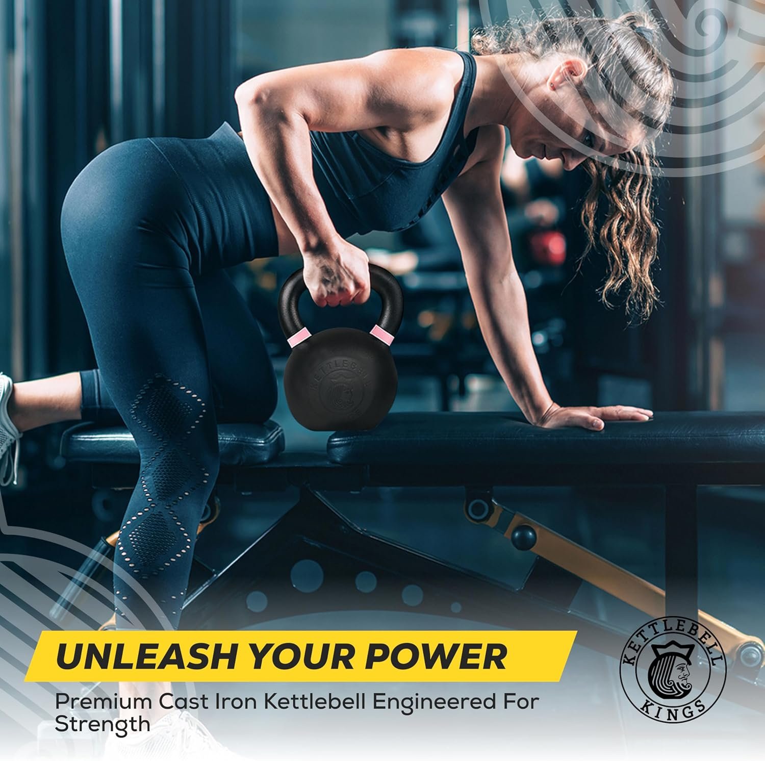 Kettlebell Kings Powder Coated Kettlebell Weight 6