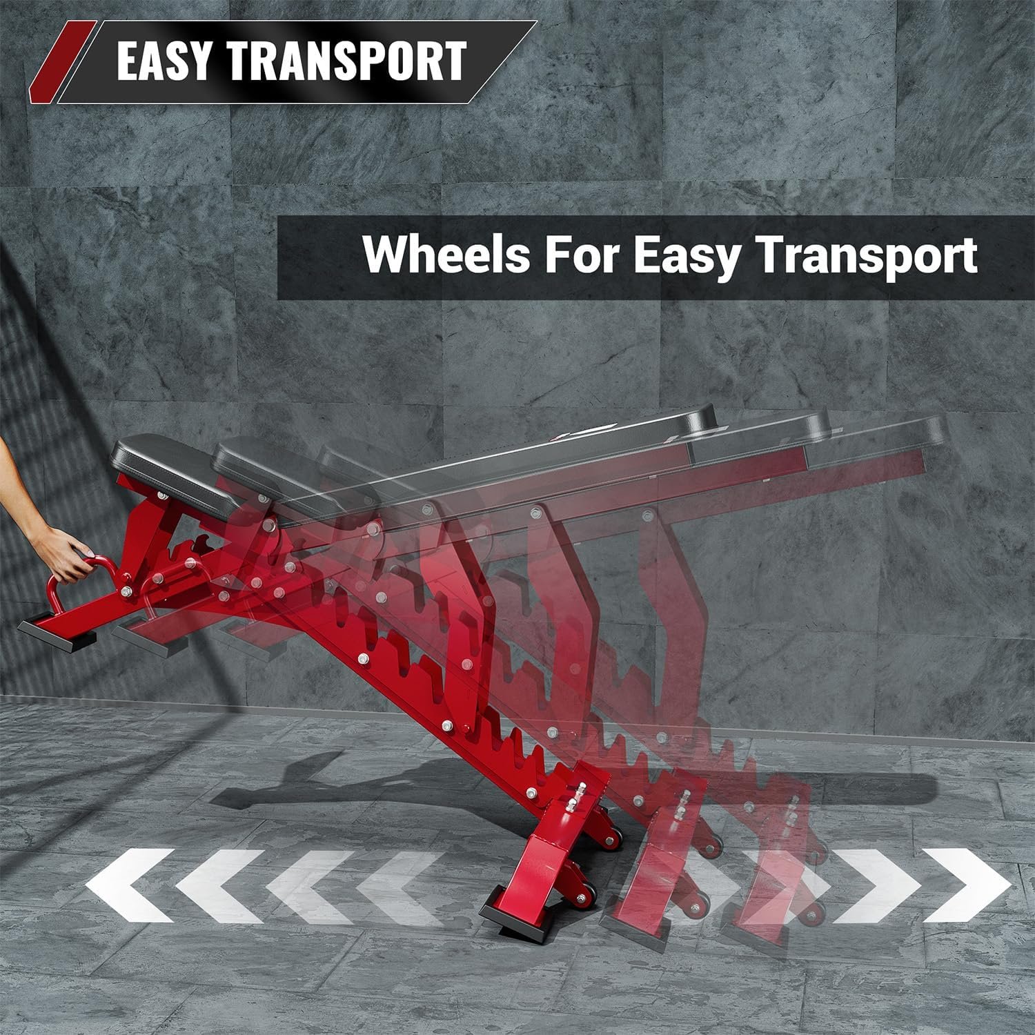 MAJOR FITNESS Weight Bench - 1300LBS Weight Capacity 3