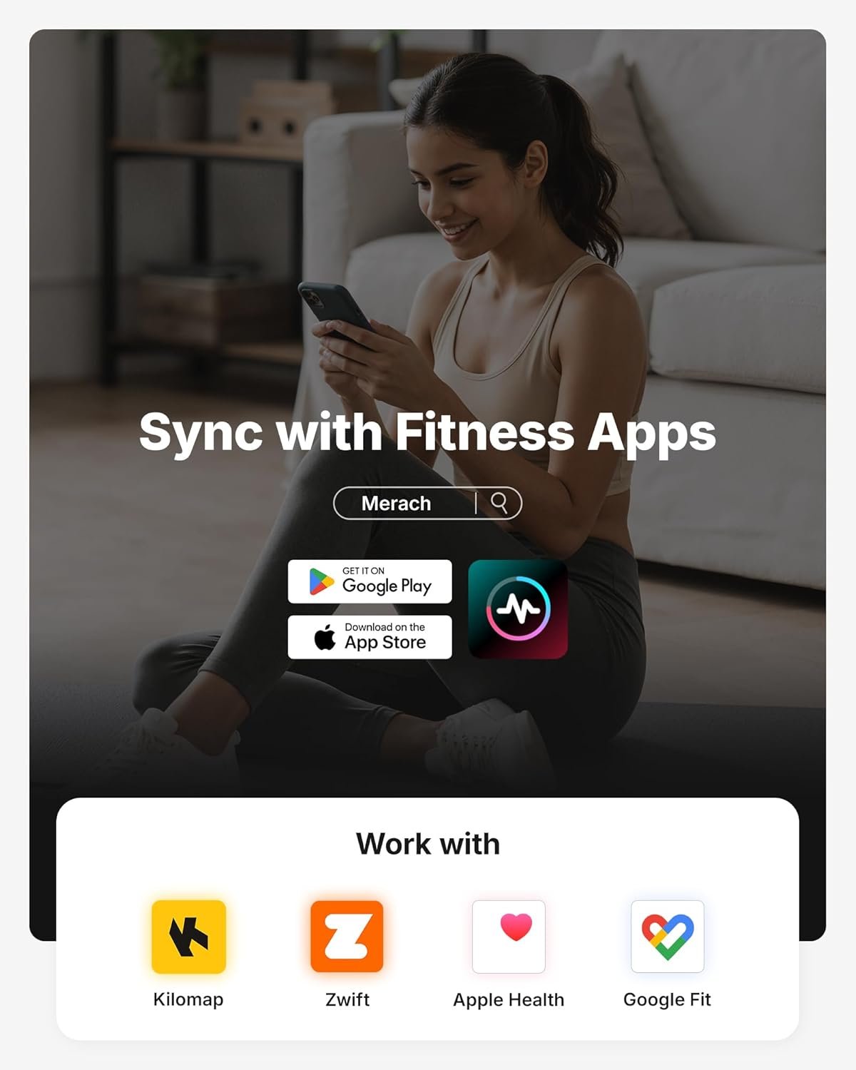 MERACH Exercise Bike Brake Pad Stationary Bike - Image 3