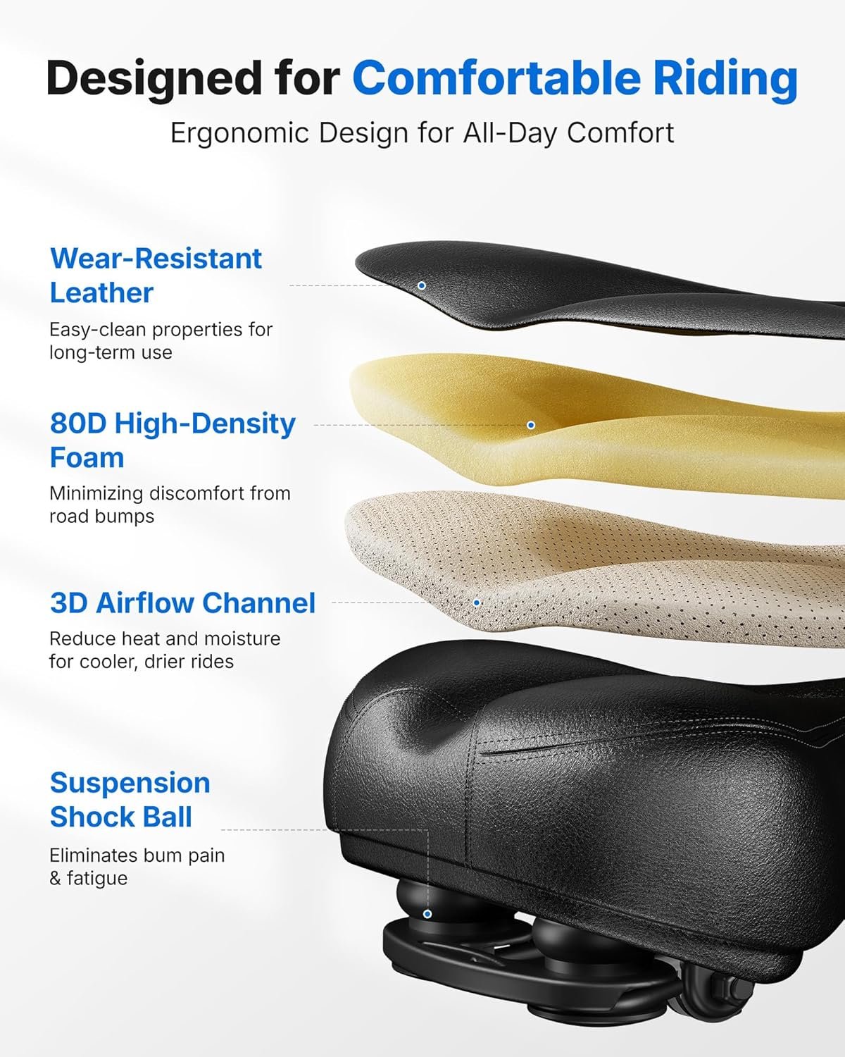 MERACH Exercise Bike Brake Pad Stationary Bike - Image 9