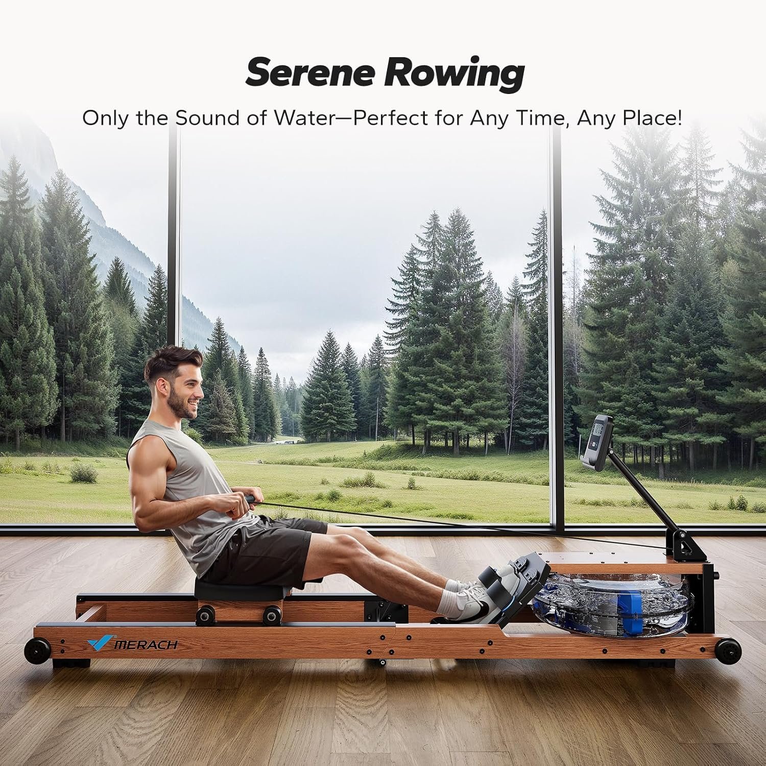 MERACH Water Rowing Machines for Home 7
