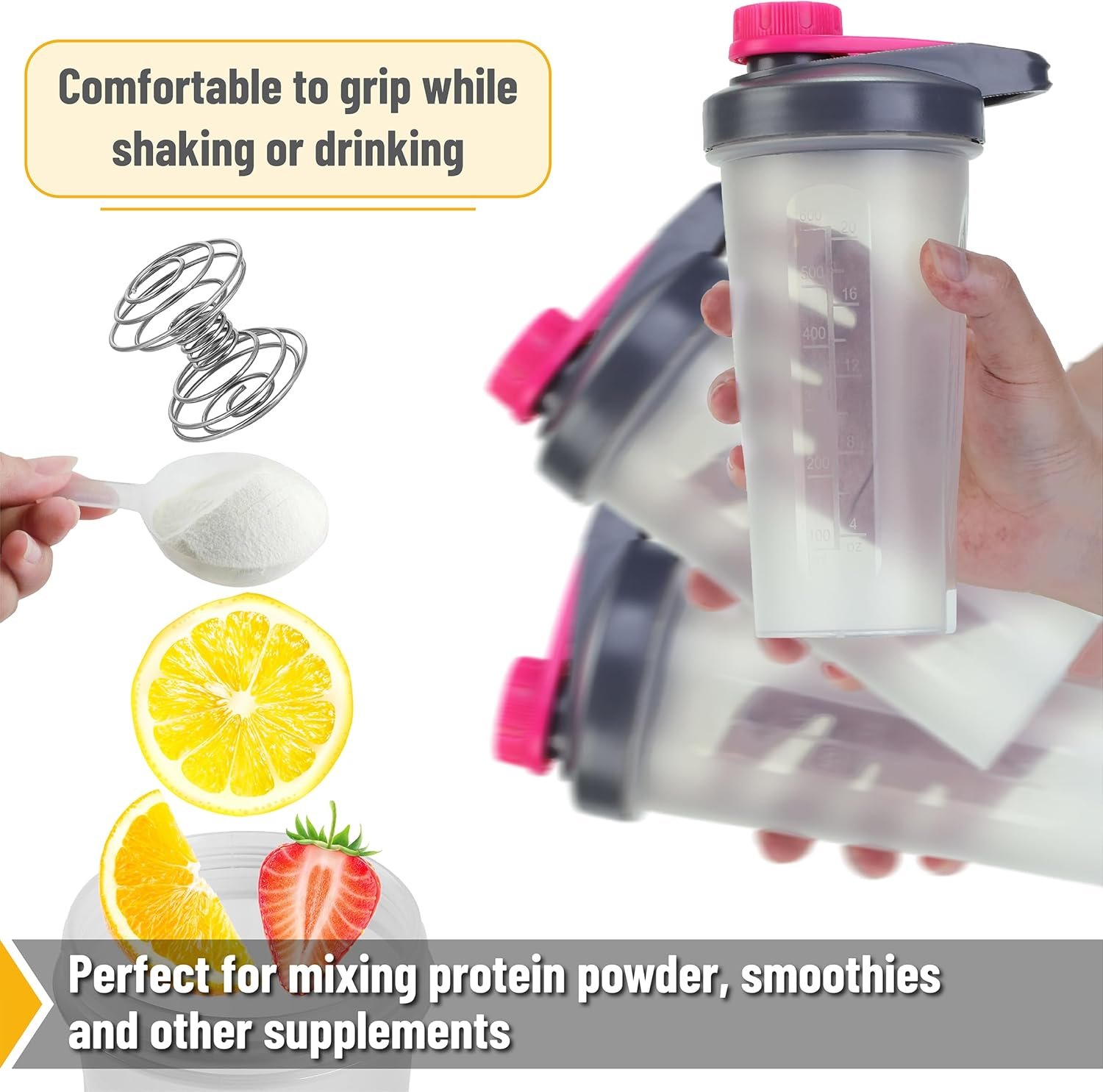Mr. Pen Shaker Bottles for Protein Mixes - Image 4