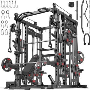 Multi-Purpose Squat Rack Smith Machine Weight Rack Set