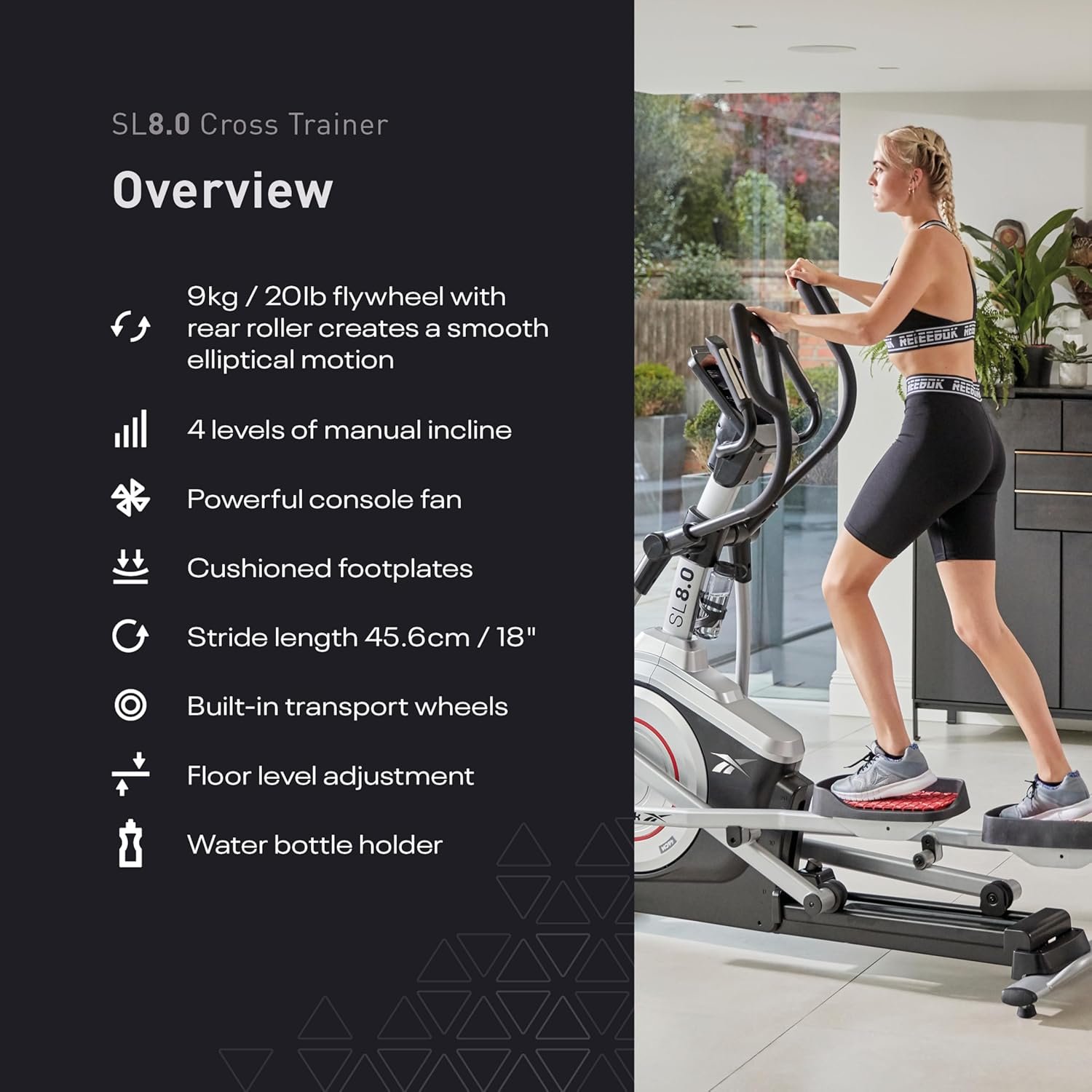 Reebok FR20 Home Elliptical Cross Trainer 2