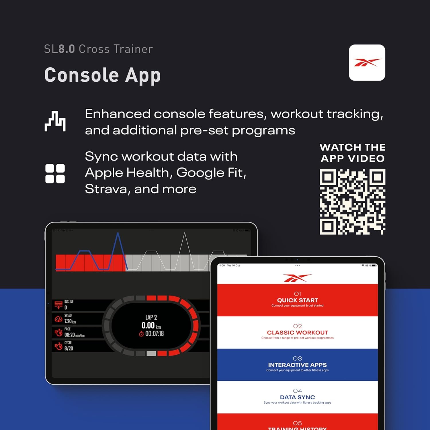 Reebok FR20 Home Elliptical Cross Trainer 7
