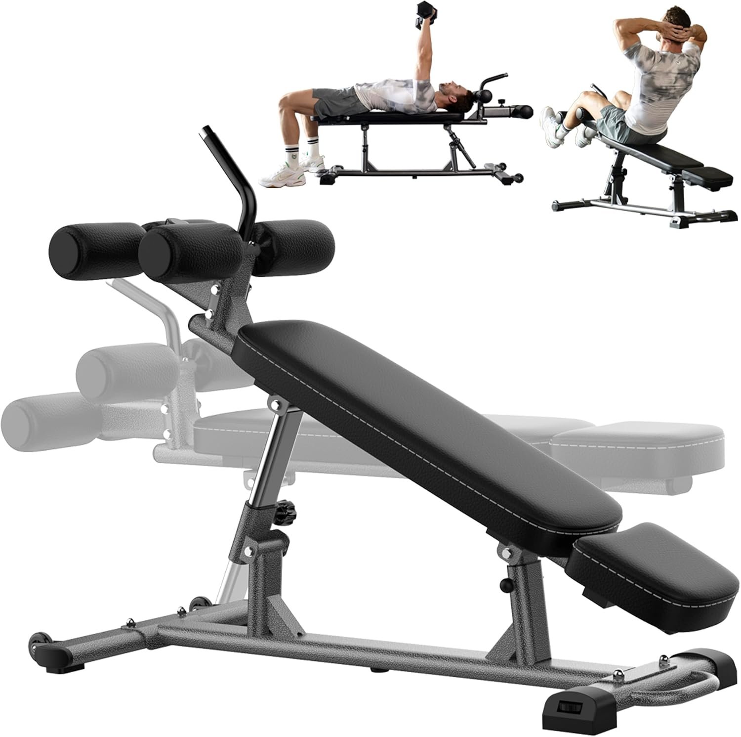 Semi-Commercial Decline Sit Up and Flat Weight Bench