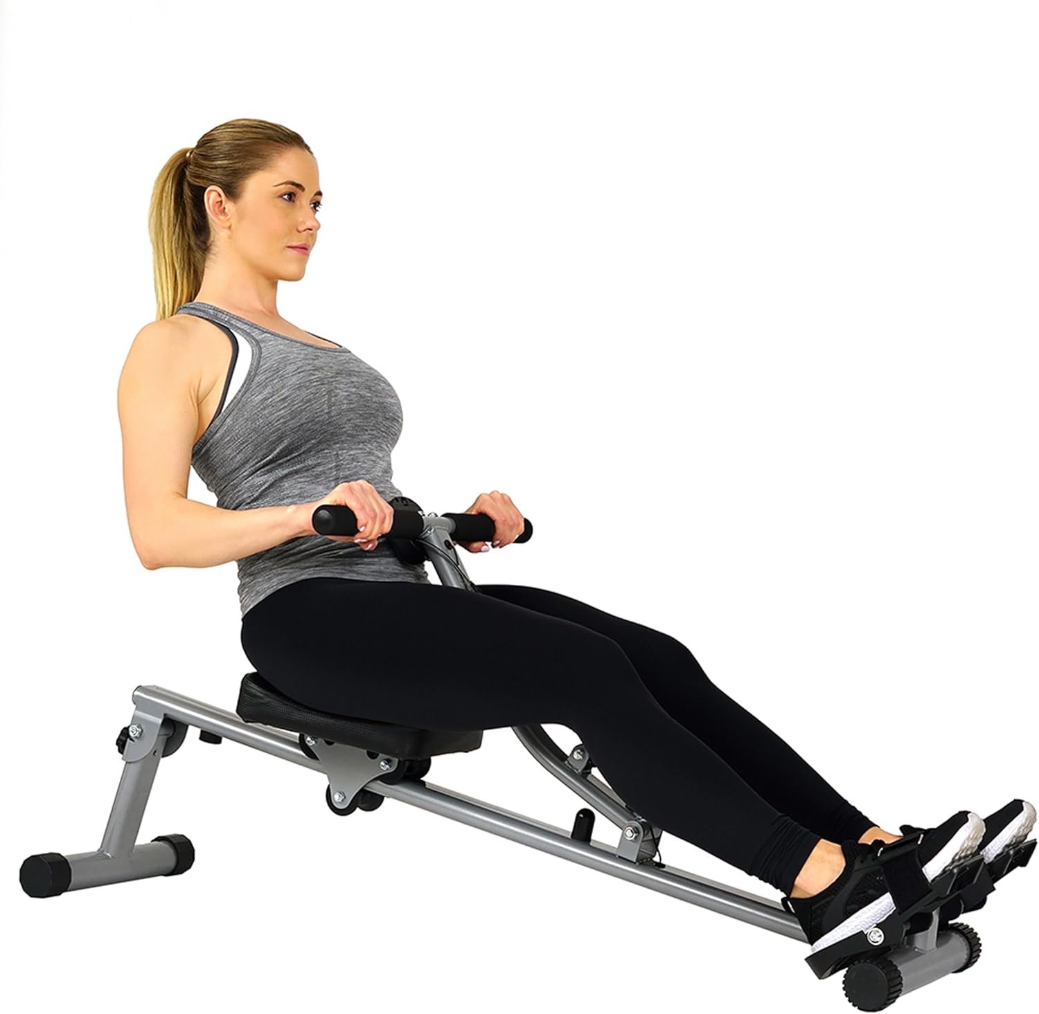 Sunny Health and Fitness Compact Adjustable Rowing Machine