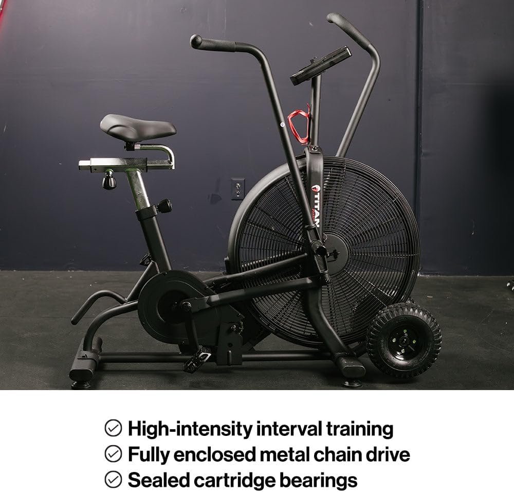 Titan Fitness Fan Bike Indoor Outdoor - Image 4