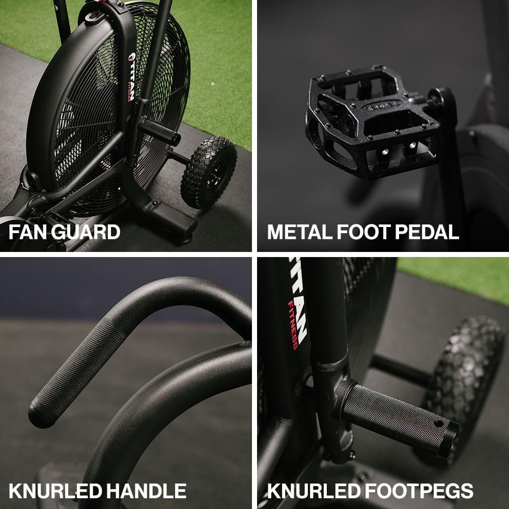 Titan Fitness Fan Bike Indoor Outdoor - Image 5